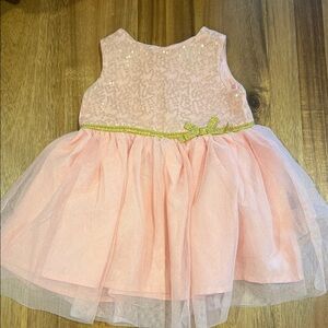 Carter's Pink Lace Dress